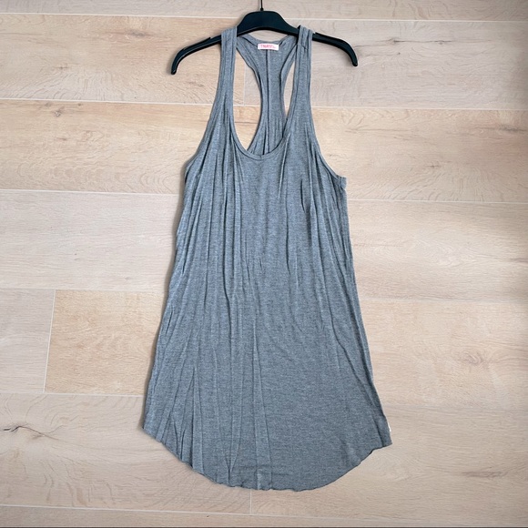 NWOT Aritzia TNA Racer Back Tank Gray Dress - Picture 1 of 4